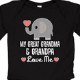 thumbnail image 4 of Inktastic My Great Grandma and Great Grandpa Love Me Boys or Girls Long Sleeve Baby Bodysuit, 4 of 5