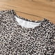 thumbnail image 3 of Vestido Verano Niña Estampado Leopardo con Falda Plisada Negra Algodón, 3 of 8