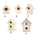 thumbnail image 6 of BirdHouses for Outside with Pole, Wood Birdhouse for Outdoors Hanging Garden Patio Decorative for Swallow Sparrow Hummingbird Throstle Outdoor Nesting Box, 6 of 7