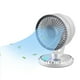 thumbnail image 5 of RKSTN portable fan Small Desktop Fan, 3-speed Strong Airflow, Quiet Small Desktop Fan, Can Be Timed, Changeable-color Light, For Home Office And Bedroom Interior, 5 of 9