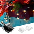 thumbnail image 4 of Joernso 25 Pcs Computer Cable Organizers Self-adhesive Great Stickiness Anti-slip Wire Fasteners Weather-resistant TV Cord Manangement Clips for Floor And Wall, 4 of 8