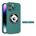 thumbnail image 3 of Funda Magsafe para iPhone 15 14 Plus Pro Max 13 12 11 Pro Max, lente de cristal de lujo, cubierta de teléfono con lupa de carga magnética inalámbrica, 3 of 5