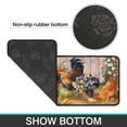 thumbnail image 6 of Farmhouse Kitchen Rug Set of 2, Rooster Theme, Anti-Fatigue, Non-Skid, Waterproof, Vintage Runner Rug, Comfort Mat for Kitchen Home, Sized 17x30 Inches and 17x47 Inches., 6 of 7