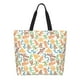 thumbnail image 1 of Balery Simple Drawing Bolsa Tote Estilo Estético con Cremalleras, Bolsa de Hombro, Bolsa de Compras Grande y Plegable, 1 of 8