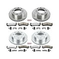 thumbnail image 3 of PowerStop Front and Rear Z36 Truck & Tow Carbon-Fiber Ceramic Brake Pad and Drilled and Slotted Rotor Kit Fits: CHEVROLET GMC Select Models K4426-36, 3 of 9