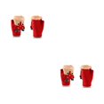 thumbnail image 1 of Guantes tejidos Qarigey invierno para hombres y mujeres Rojo 2Conjunto, 1 of 6