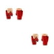 thumbnail image 3 of Guardurnaity 1 par de guantes de punto de Navidad para adultos, senderismo, ciclismo, equitación, esquí, deportes, dibujos animados, mitones Rojo 2piezas, 3 of 6