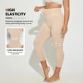 thumbnail image 3 of Athlemo Plus Size Women Anti Women Compression Leggings Body Shaper High Waist Tummy Control Thigh Sculpting Slimmer Shapewear, 3 of 7