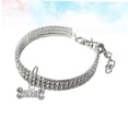 thumbnail image 4 of Greenadscape Choker Chain for Dogs Collar Rhinestone Pet Jewelry for Daily Use Blue 1Pack, 4 of 8