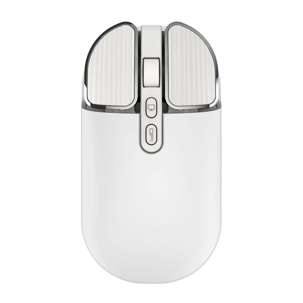 Ratón inalámbrico recargable JieRuiDeng 2.4G 2400DPI (blanco)