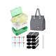 thumbnail image 1 of Box Lunch Con Topper Y Cubiertos Capacidad 1100ml Belug Verde, 1 of 5