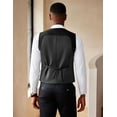thumbnail image 4 of COOFANDY Men's Formal Suit Vest Slim Fit Dress Vest Double Breasted Waistcoats for Tuxedo, 4 of 6