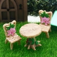 thumbnail image 4 of Mesa silla decoración juguete Hada Baoblaze juguetes de escritorio en miniatura 1:12, 4 of 8