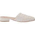 thumbnail image 6 of Sam Edelman Page Bright White Slip On Pointed Toe Block Heel Woven Fashion Mules (Bright White, 9.5), 6 of 6