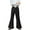 a-Black4814, variant on Men's Casual Pants Classic Solid Color Lightweight Flared Pants Loose Fit Button Fly Bell Bottom Pants For Daily Wear Classic Pants
