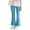Sky Blue, variant on HKEJIAOI Girls Leggings 2-8 Years Kids Slim Elastic Flare Leggings Fold Over Waistband Casual Bell Bottom Pants for Kids