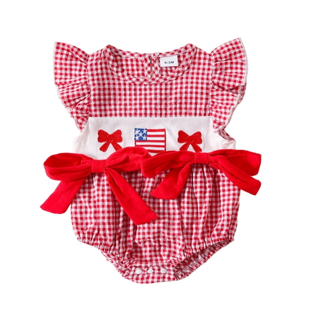 Akiihool Cache-Couches T-Shirt Bébé Fille Justaucorps Robe Sans Manches pour Bébés Filles (Rouge, 6-12 Mois)