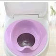 thumbnail image 3 of COFEST Potty Training Seat for Toddlers,Children's And Baby Toilet Closet Ring,Fits Round & Oval Toilets,Non-Slip with Splash Guard (Blue) Purple, 3 of 5