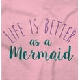 thumbnail image 6 of Life Better As Mermaid Beach Lover Women Plus Size Long Sleeve Tee Brisco Brands 4X, 6 of 6