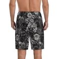 thumbnail image 4 of Lsque Rose Flowers Mens Sleep Pajama Shorts,Short Pajama Pants, Cotton Ultra-Soft Knit-X-Large, 4 of 9