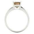 thumbnail image 4 of Clara Pucci 14K White Gold 1.5ct Champagne Solitaire Ring for Women, 4 of 8