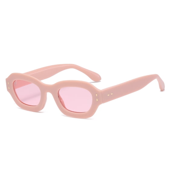 Lumistal Women's Sunglasses UV Vintage Fashion Sun Glasses for Women Lightweight Casual Fashion Women's Glasses Party Sunglasses for Travel, Driving, and Daily Wear 3Pink One Size