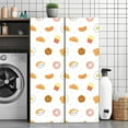 thumbnail image 3 of Peel and Stick Wallpaper Canvas Contact Paper Seamless Cute smiling food faces Sushi quesadilla go dog French fries Self Adhesive and Removable 24in x 118in, 3 of 8