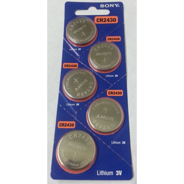 Sony CR2430 3V Lithium Coin Battery 5 Pack + 30 Off!
