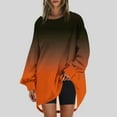 thumbnail image 2 of Npasoilc Fall Outfits For Women Casual Oversized Round Neck Printed Long Sleeve Shirt Trendy Blouse Tunic Tops Sweatshirt, 2 of 5