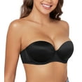thumbnail image 4 of Curyon Women's Thick Padded Push Up Strapless Bra Underwire Convertible,34B, 4 of 6