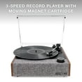 thumbnail image 6 of Victrola Eastwood II 3-Speed Bluetooth Record Player with Audio-Technica Cartridge & Built-in Speakers, Walnut, 6 of 15