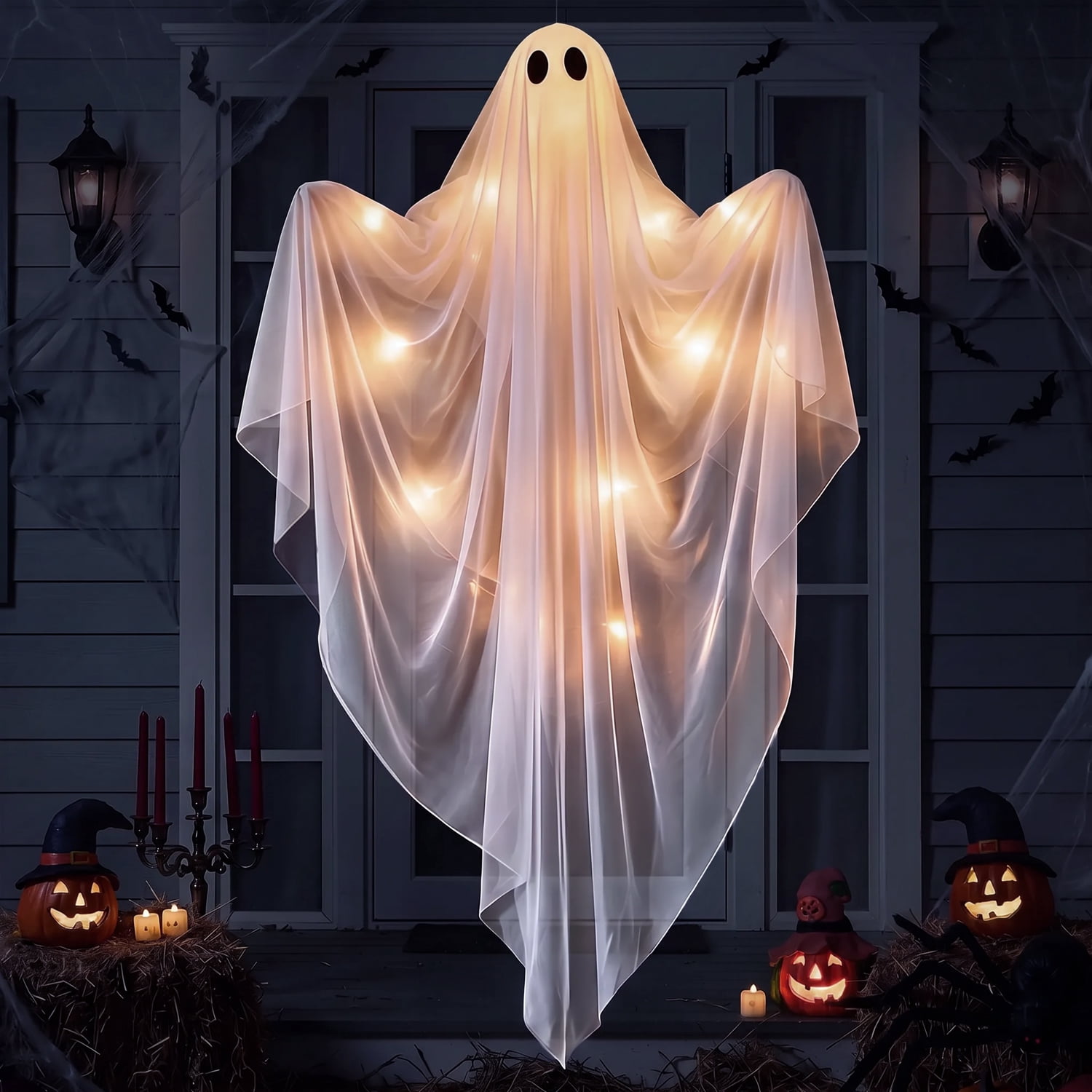 Ayieyill 47" Light Up Hanging Ghost Decoration