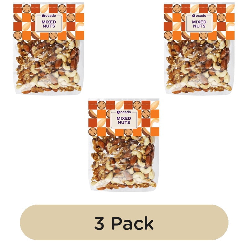 Ocado Mixed Nuts 200g, British Import (Pack of 3)