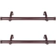 thumbnail image 2 of Barron 1" Dia Side Window Curtain Rod 12-20 inch long (Set of 2) - Mahogany, 2 of 2