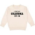 thumbnail image 2 of Inktastic I Love My Grandma with Arrow Toddler Sweatshirt, 2 of 4