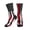 2 Black-2, variant on Athletic Socks Thin Red Firefighter Line Pattern Sport Running Calf Socks Crew Socks for Men Women