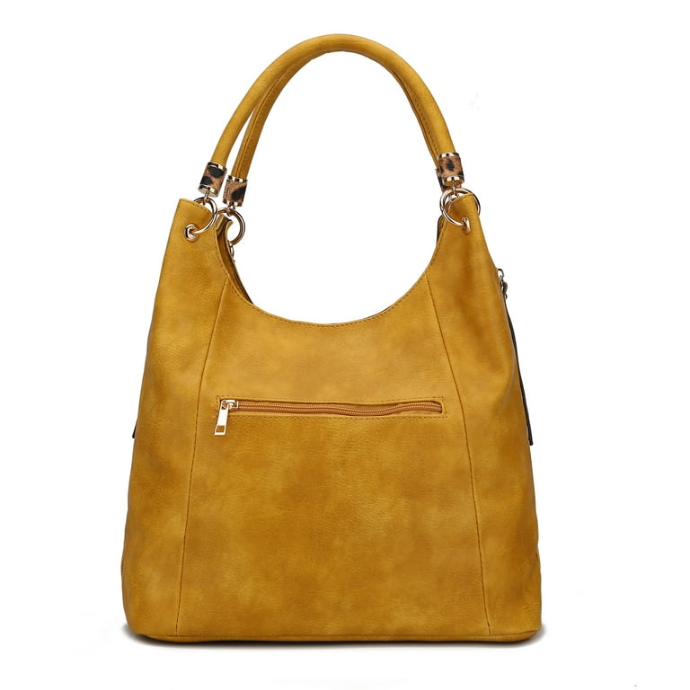 Extra large mustard, brown Yellow Steve Madden shoulder tote bag