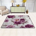 thumbnail image 7 of Non-Slip Area Rug 72"x48" Indoor Washable Floor Mats Carpet Printed for Living Room, Bedroom, Home Decor Magenta Roses, 7 of 7