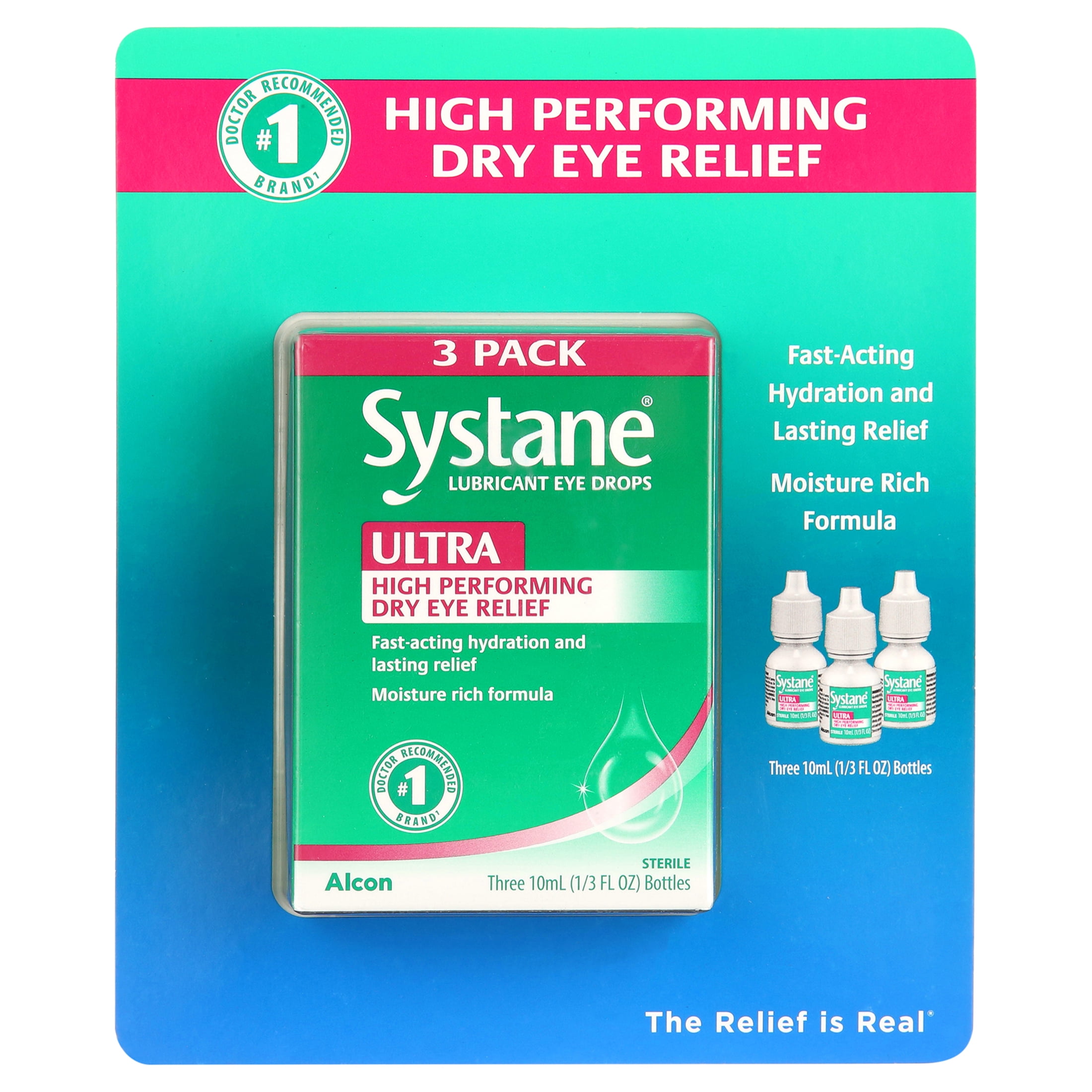 Systane Ultra Preservative Free Lubricant Eye Drops 60