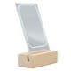 thumbnail image 5 of Marco de fotos ANGGREK con base de madera transparente de 3 pulgadas estable para oficina, 5 of 8