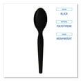 thumbnail image 5 of Boardwalk Heavyweight Polystyrene Cutlery, Teaspoon, Black, 1000/Carton, 5 of 6