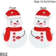 thumbnail image 1 of Bolsas de embalaje de dulces de Navidad, almacenamiento de galletas de Papá Noel, decoración de Feliz Navidad para el hogar, Año Nuevo, 2024, 10 unidades, 1 of 4
