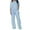Blue, variant on Womens Fall 2 Piece Outfits Plus Size One-Shoulder Asymmetric Top Flare Wide Leg Pants Striped Lounge Sets Tracksuit