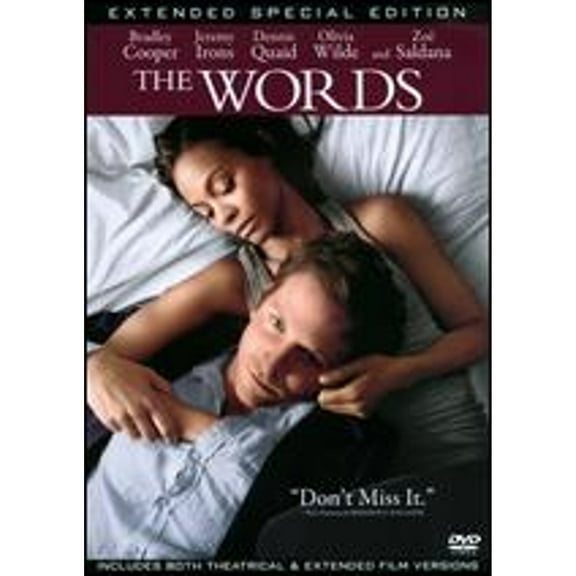 Pre-Owned The Words (DVD 0043396411494) directed by Brian Klugman, Lee Sternthal