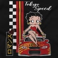 thumbnail image 2 of Betty Boop Kanji Tokyo Speed Racecar Hoodie Sweatshirt Women Brisco Brands S, 2 of 4