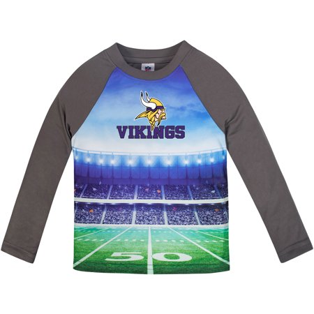 - Toddler Gerber Gray Minnesota Vikings Long Sleeve Stadium T-Shirt