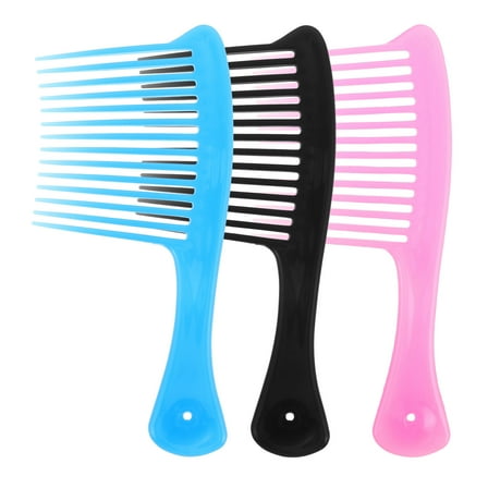 Masteelf  3 Pcs Smooth Hair Comb Dandruff for Women Wide Tooth Curls Woman