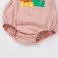 thumbnail image 5 of IBTOM CASTLE Infant Toddler Baby Boys Boho 1st Birthday Outfit Backless Overalls Romper for Cake Smash Photo Shoot 12-18 Months Pink, 5 of 8