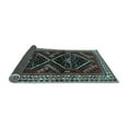 thumbnail image 2 of Ahgly Company Indoor Round Persian Light Blue Traditional Area Rugs, 8' Round, 2 of 4