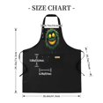 thumbnail image 5 of 2 Pack Adjustable Bib Apron with Fun Cartoon Monster Design & 2 Pockets - Perfect for Cooking & Crafting for Men & Women, 5 of 6